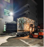 7.5m³定制步入式高低温试验箱装车出货